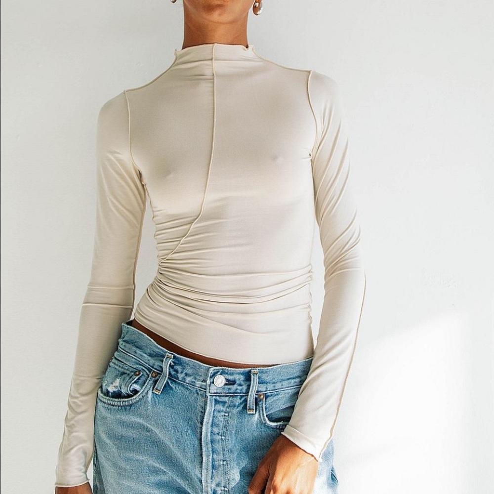 Line By K Zane Top in Oat